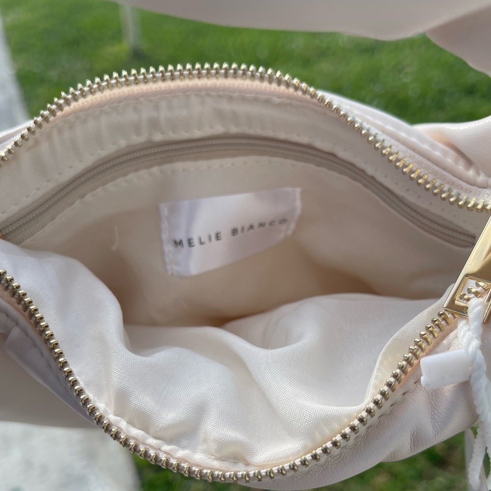 MELIE BIANCO Alexandra Vegan Top Handle Bag In Cream - Picture 2 of 16